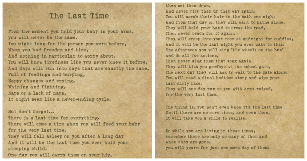 A Mother Writes A Touching Poem About Her Children Growing Up