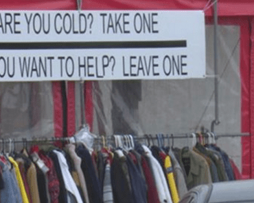 Shop Owner Sees Homeless Freezing Outside, Steps Up To Help