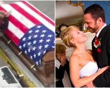 Plane Passengers Are In Tears When Grieving Army Widow Meets Her Husband’s Coffin On Airport Tarmac