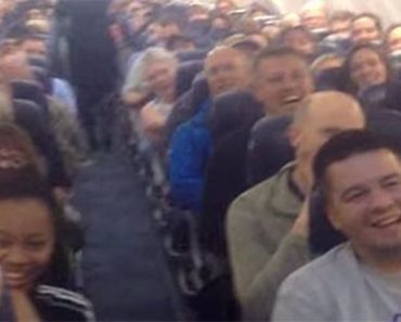 Flight Attendant’s Unusual Safety Speech Takes Passengers By Surprise…