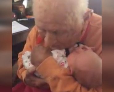 The Truly Touching Moment A 105-Year-Old Man Gets To Hold Great-Great-Grandson