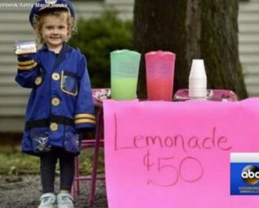 Police Surprise 3-Year-Old Girl Who Set Up Lemonade Stand