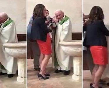 Priest Slaps Baby Because It Won’t Stop Crying During Baptism