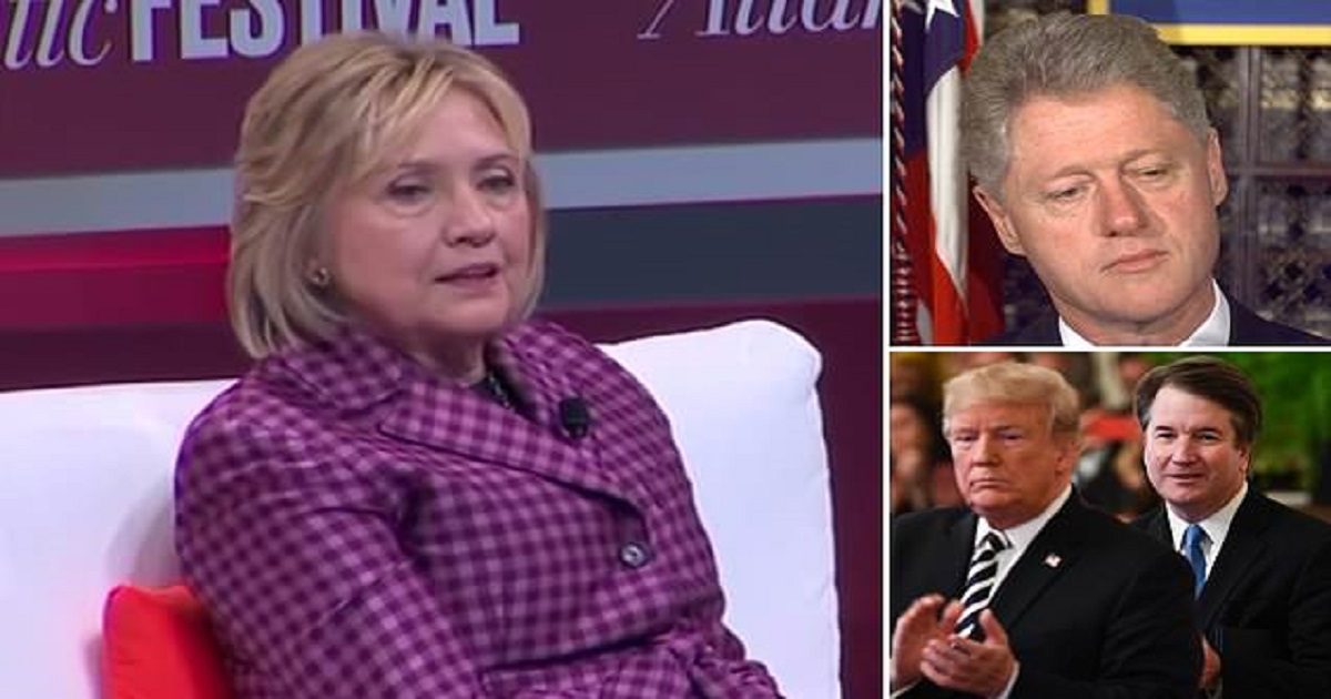 Hillary Says Sex Claims Against Bill Are Not Like The Kavanaugh 