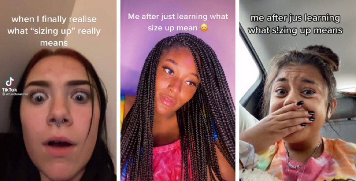What Does Sizing Up Mean On Tiktok 