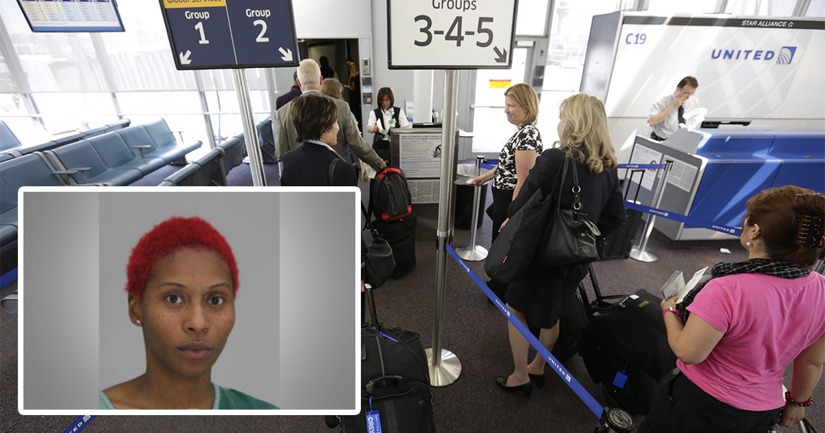 Arielle Jean Jackson Hit A Flight Attendant To The Head With A Closed Fist