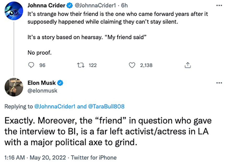 Elon Musk sexual harrassment